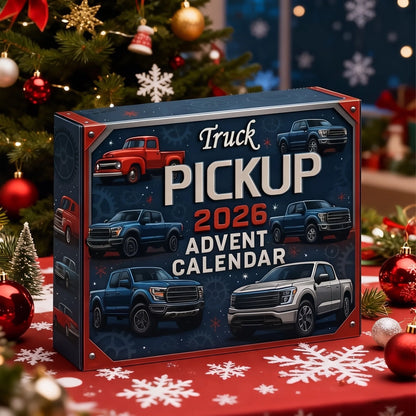 Pickup Truck Advent Calendar 24 Miniature Collectible Trucks