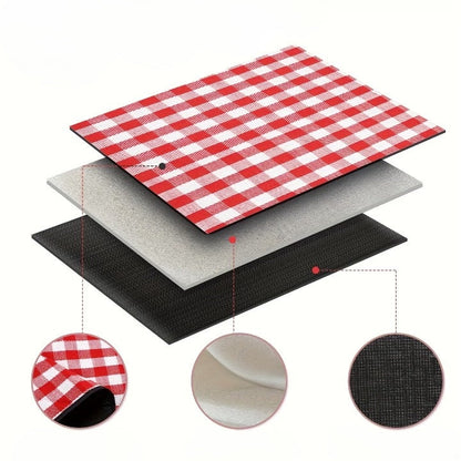 Picnic Blanket Waterproof & Padded Foldable Leather Strap