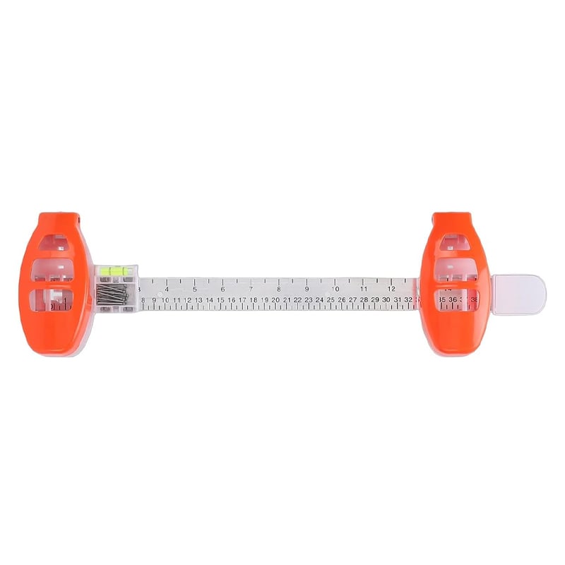 Picture Hanging Level Built-In Marking Pins & Ruler