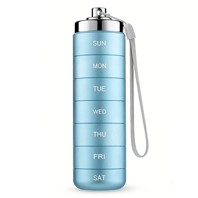 Pill Organizer 7-Day Aluminum Waterproof Twist-Lock