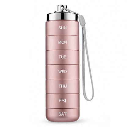 Pill Organizer 7-Day Aluminum Waterproof Twist-Lock
