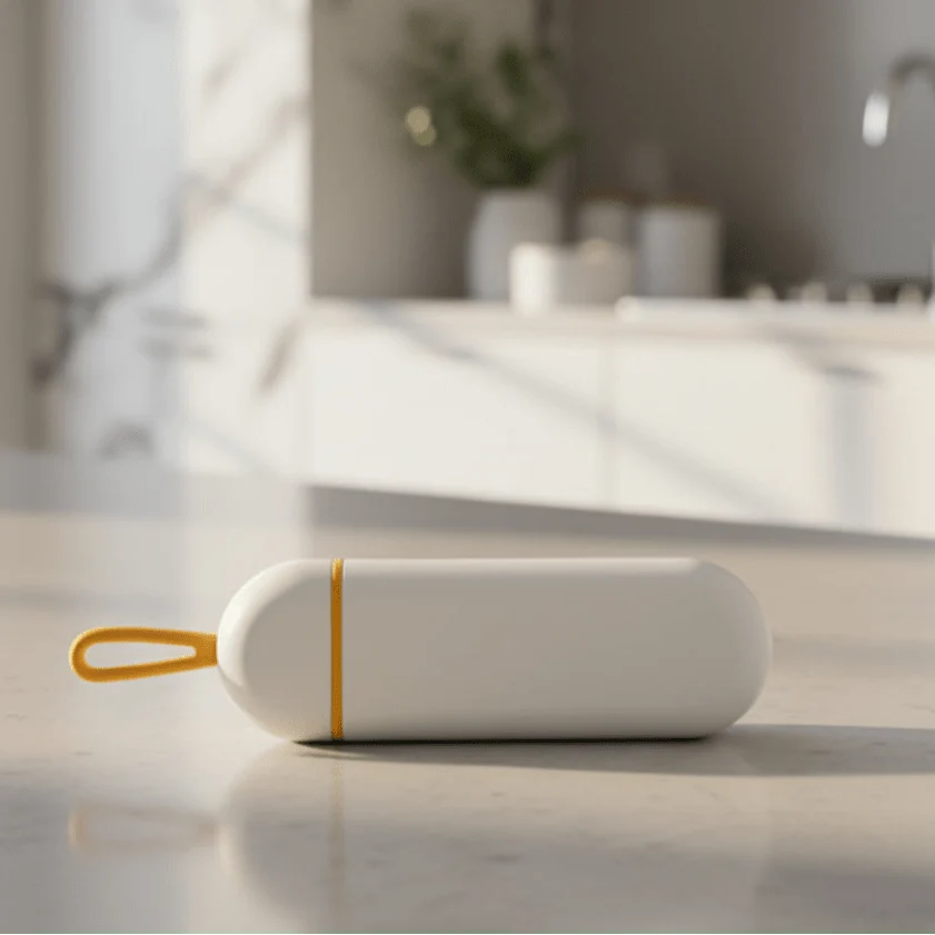 Pill Organizer Compact Travel Case Secure Lid
