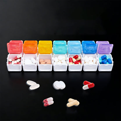 Pill Organizer Digital 4 Daily Alarms Backlit LCD
