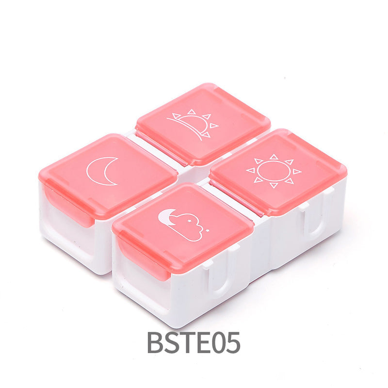 Pill Organizer Digital 4 Daily Alarms Backlit LCD
