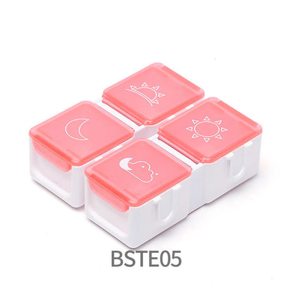 Pill Organizer Digital 4 Daily Alarms Backlit LCD