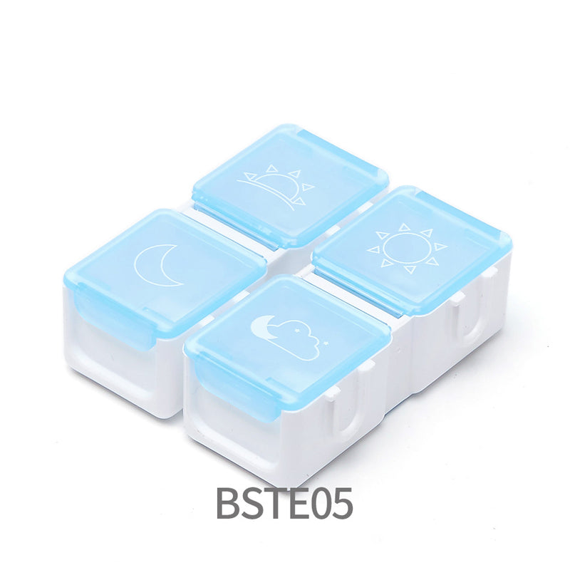 Pill Organizer Digital 4 Daily Alarms Backlit LCD