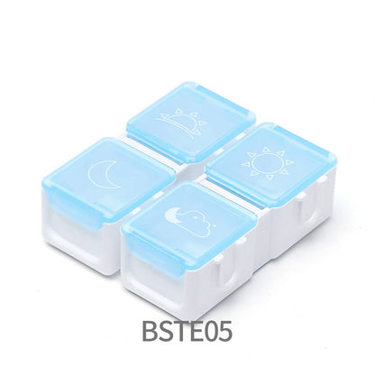 Pill Organizer Digital 4 Daily Alarms Backlit LCD