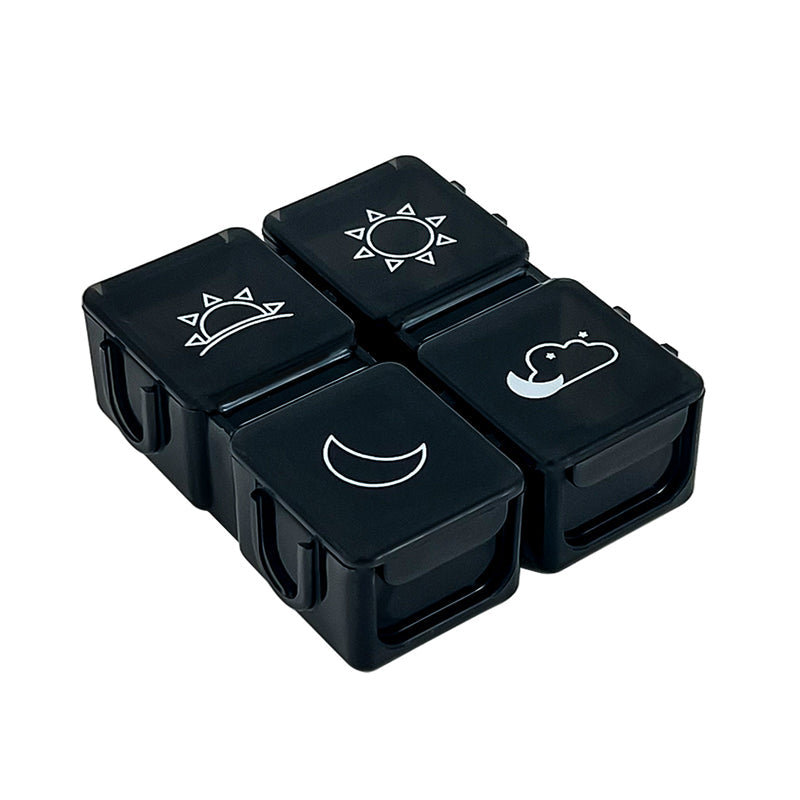 Pill Organizer Digital 4 Daily Alarms Backlit LCD
