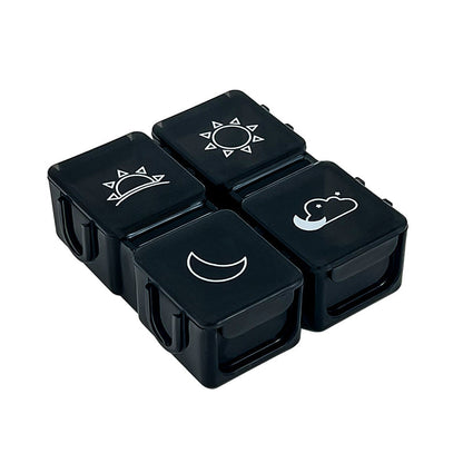 Pill Organizer Digital 4 Daily Alarms Backlit LCD