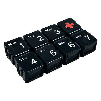 Pill Organizer Digital 4 Daily Alarms Backlit LCD