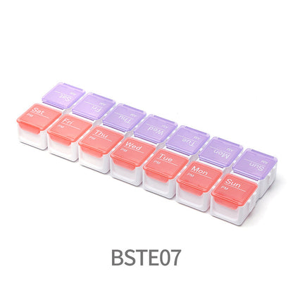 Pill Organizer Digital 4 Daily Alarms Backlit LCD