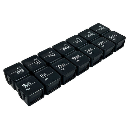 Pill Organizer Digital 4 Daily Alarms Backlit LCD