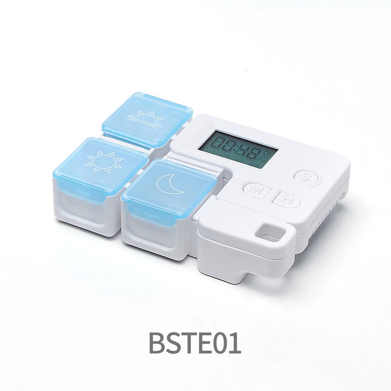 Pill Organizer Digital 4 Daily Alarms Backlit LCD