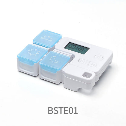Pill Organizer Digital 4 Daily Alarms Backlit LCD