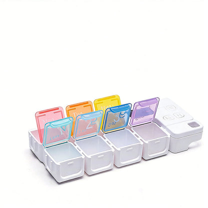 Pill Organizer Digital 4 Daily Alarms Backlit LCD