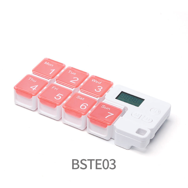 Pill Organizer Digital 4 Daily Alarms Backlit LCD