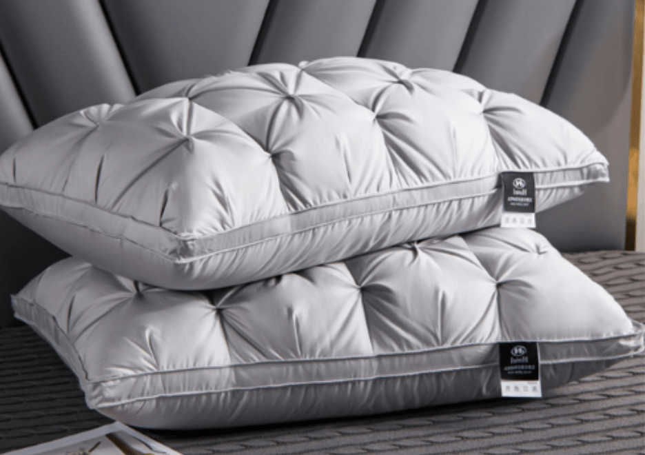 Pillow Goose Down Cotton Cover Hypoallergenic
