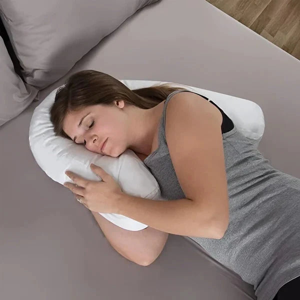 Pillow Memory Foam Ear Cutout Breathable Removable Cover