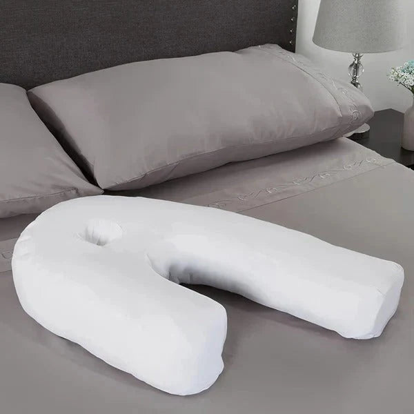 Pillow Memory Foam Ear Cutout Breathable Removable Cover