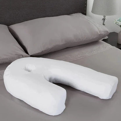 Pillow Memory Foam Ear Cutout Breathable Removable Cover