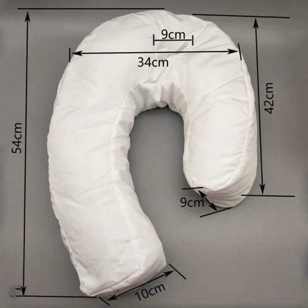 Pillow Memory Foam Ear Cutout Breathable Removable Cover
