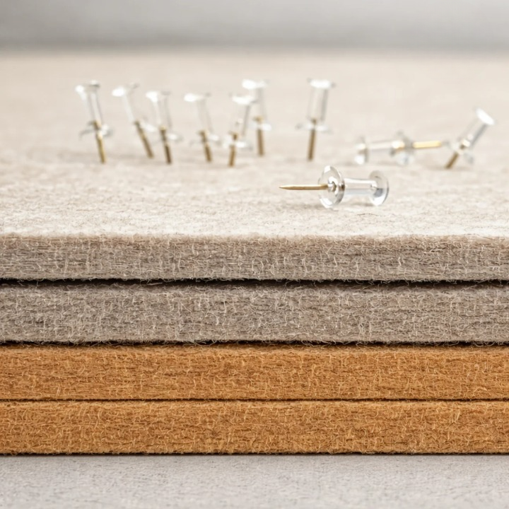Pinboard Panels Self-Adhesive Push-Pin Friendly