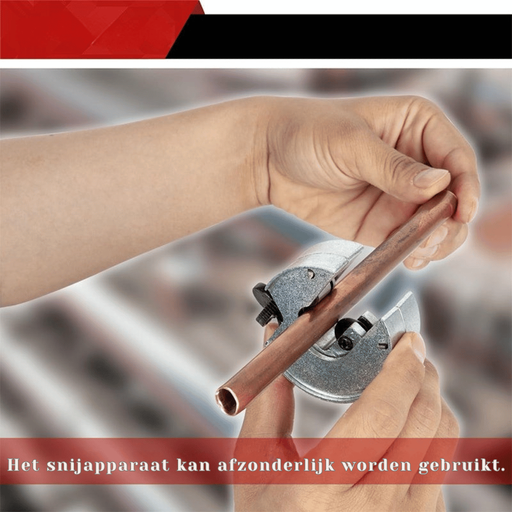 Pipe Cutter Ratchet Replaceable Hardened Steel Blade