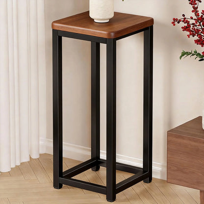 Plant Stand Metal Frame Tall Space-Saving Design
