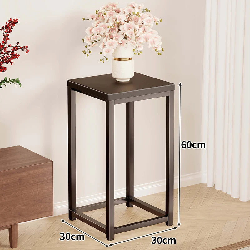 Plant Stand Metal Frame Tall Space-Saving Design