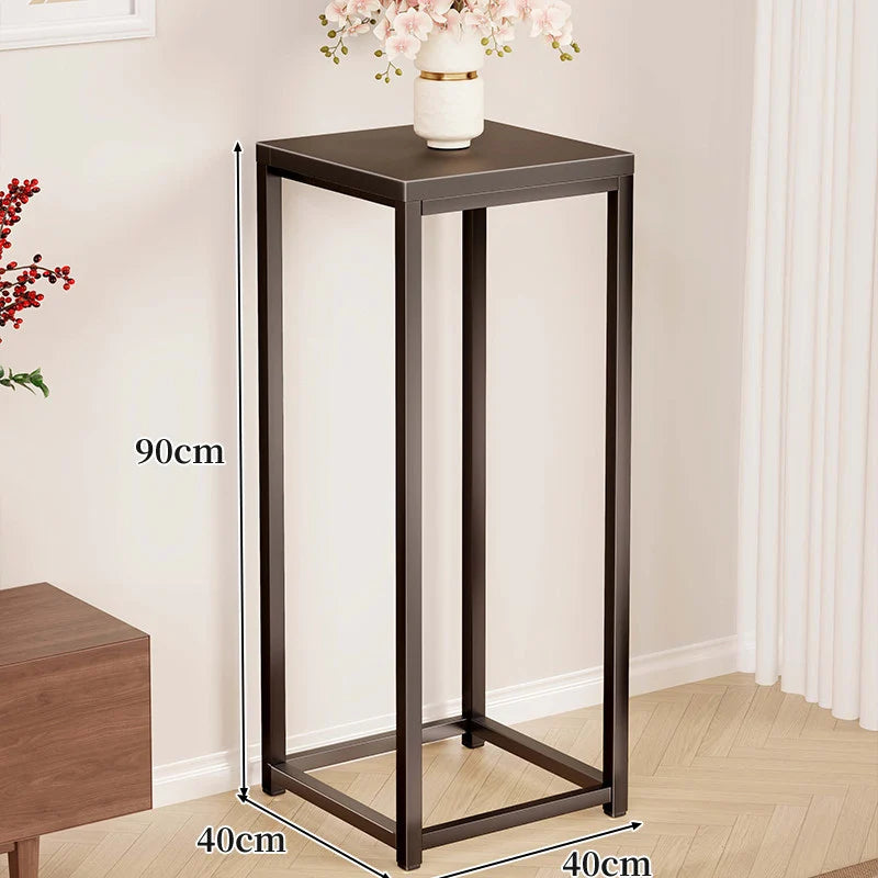 Plant Stand Metal Frame Tall Space-Saving Design