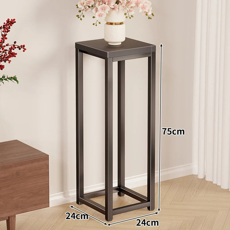 Plant Stand Metal Frame Tall Space-Saving Design