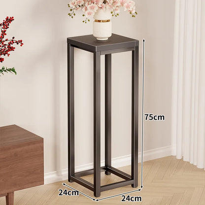 Plant Stand Metal Frame Tall Space-Saving Design