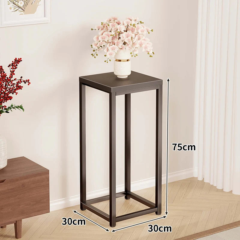 Plant Stand Metal Frame Tall Space-Saving Design
