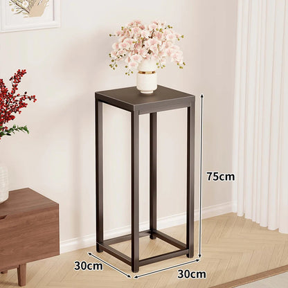 Plant Stand Metal Frame Tall Space-Saving Design