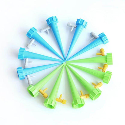 Plant Watering Spikes Adjustable Drip Valve Set of 6