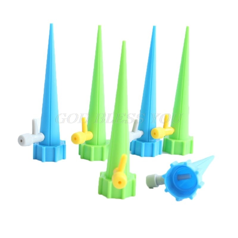 Plant Watering Spikes Adjustable Drip Valve Set of 6