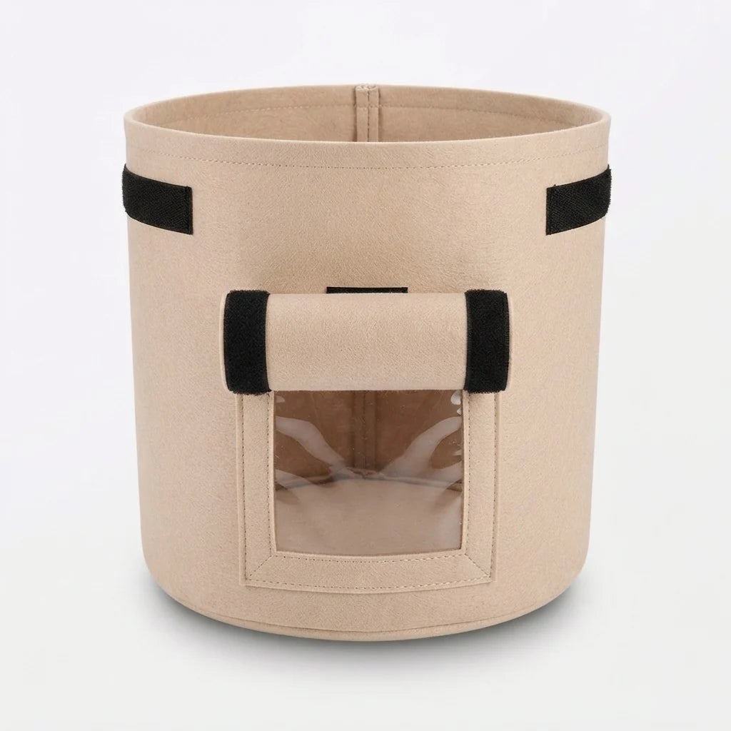 Planting Bag Breathable Fabric Harvest Window & Handles
