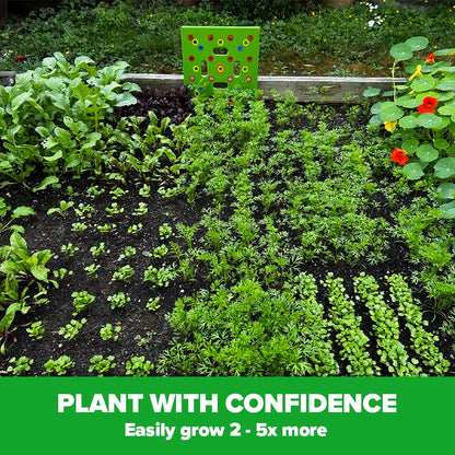 Planting Stencil Color-Coded Spacing & Depth Gauge