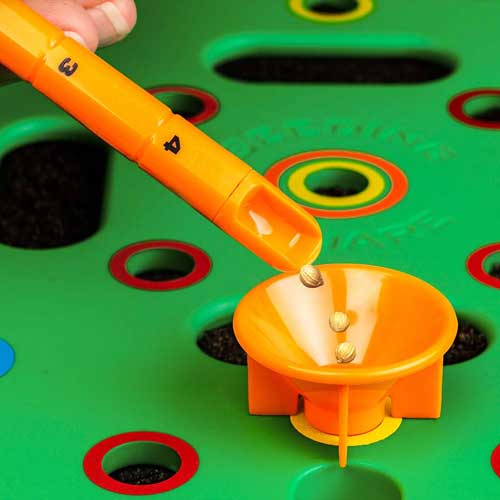 Planting Stencil Color-Coded Spacing & Depth Gauge