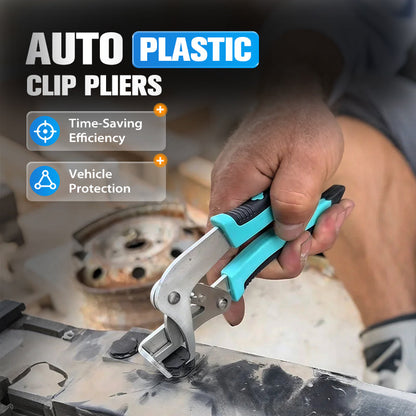 Plastic Clip Pliers Stainless Steel Non-Slip Grip