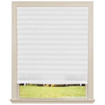 Pleated Window Blind Self-Adhesive Light-Filtering Privacy