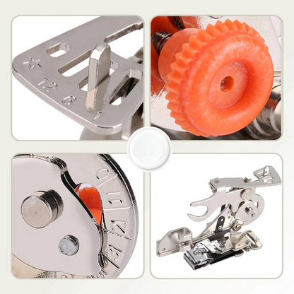 Pleating Foot Adjustable Dial 4-Setting Flatbed Compatible