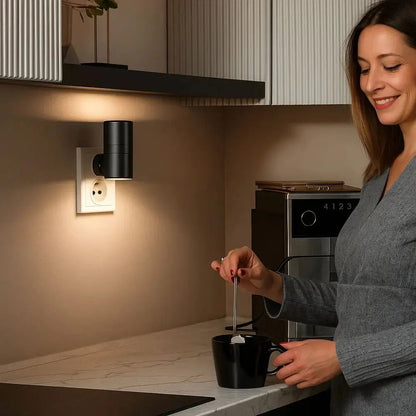 Plug-In Night Light Dusk Sensor & Stepless Dimmer Warm White