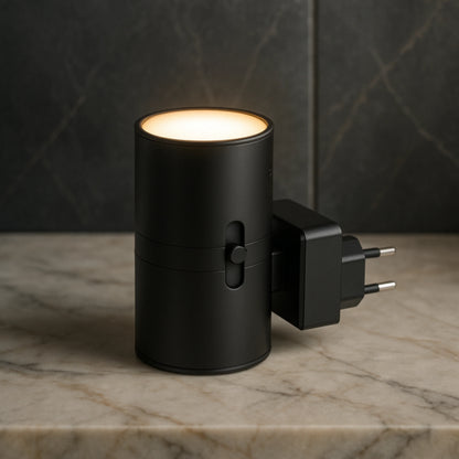 Plug-In Wall Light Adjustable Swivel Head Warm LED Glow