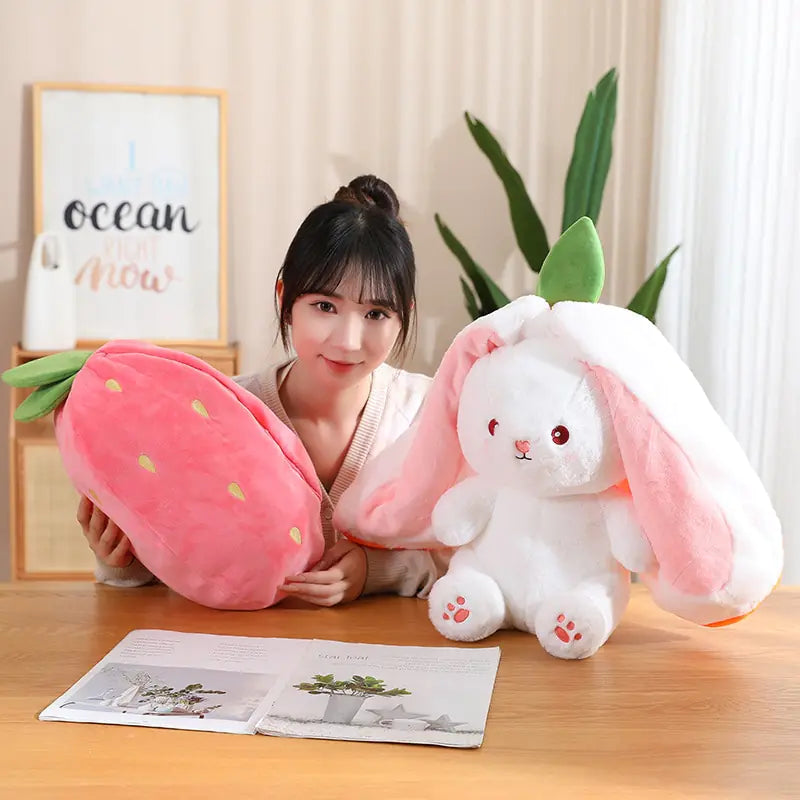 Plush Bunny Hidden Compartment Ultra-Soft