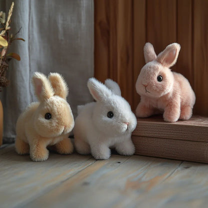 Plush Bunny Toy Interactive Hopping Movements & Sounds