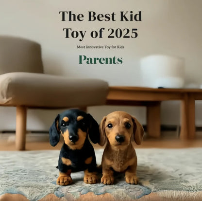Plush Dog Toy Touch-Activated Lifelike Movement Soft Fur