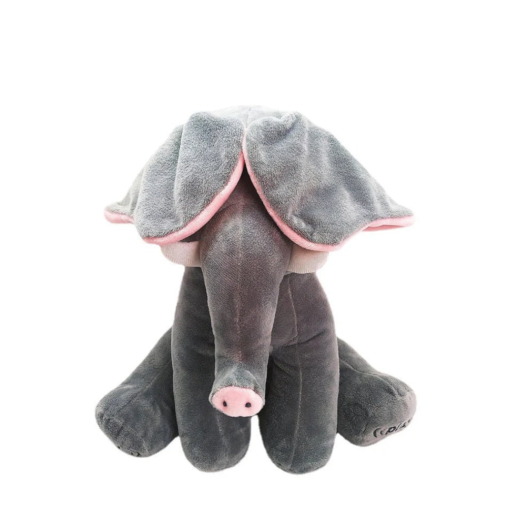 Plush Elephant Toy Movable Ears & Music