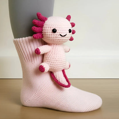 Plush House Socks Animal Design Non-Slip Sole Warm Lining