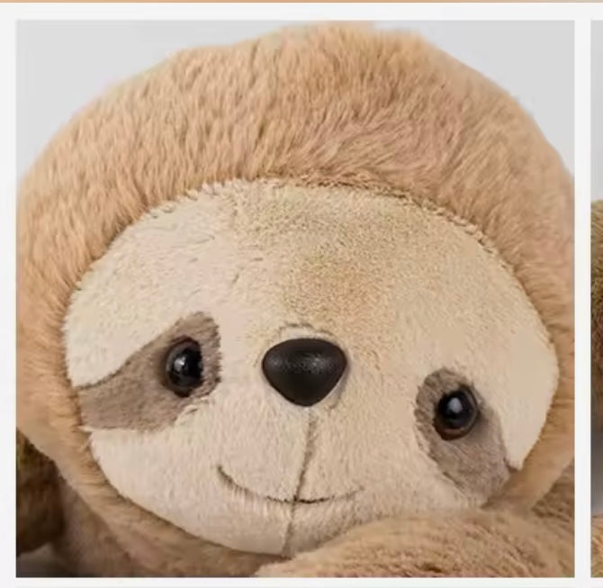 Plush Sloth Toy Weighted Comfort 30 cm